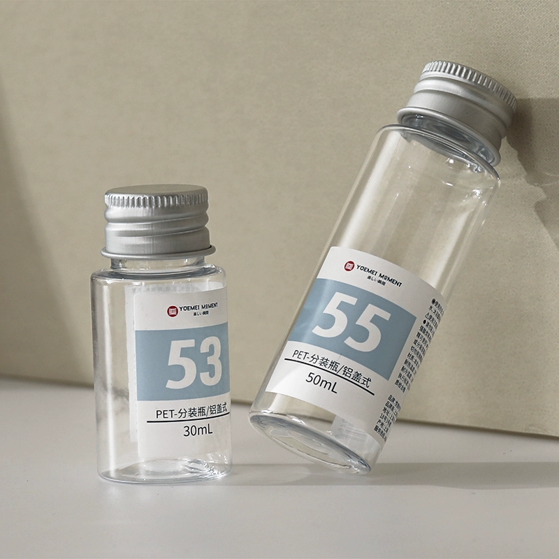 Алюминиевая крышка разливочная бутылка тонер лосьон косметика пустая бутылка портативный путешествия винт пластиковая бутылка