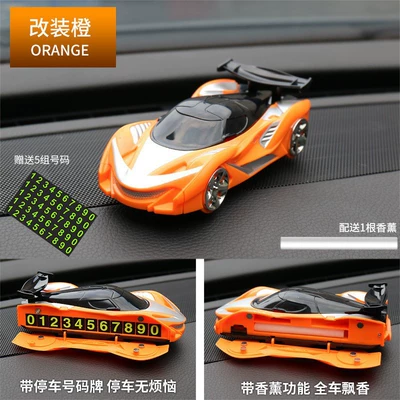 Car phone holder – Car Mobile Phone Holder Multi-Function - 833-with-number-plate-orange-incense-stick1