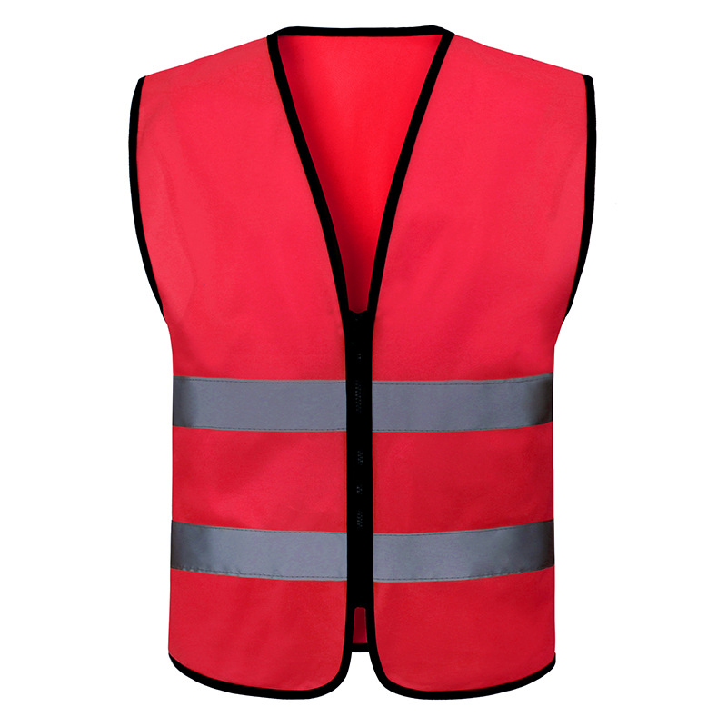 Chaleco Reflectante de Seguridad de Malla Multi Bolsillos para Construcción y Seguridad Vial