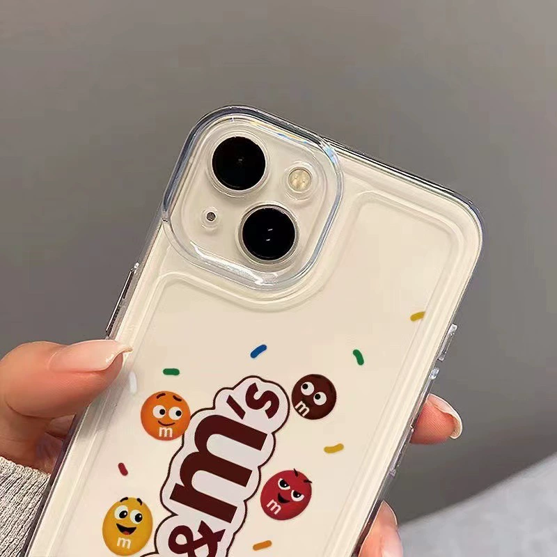 Милый акриловый совместимый с мультфильмами чехол для телефона, iPhone, 16 Pro Max, 15 Plus, защита при падении