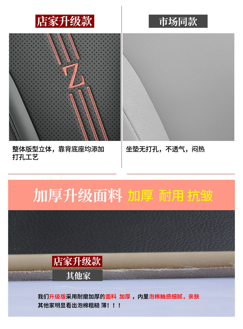 New Changan UNI-Z Special Seat Cover Modified Full Surrounding Seat Cover 2 Gravity Z Car Seat Cushion Leather Supplies