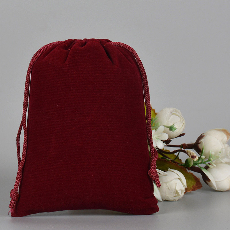 Bolsa de franela grande, embalaje de joyería, bolsillo con cordón de franela, bolsa con cordón de regalo, bolsa de franela de alimentación móvil para auriculares