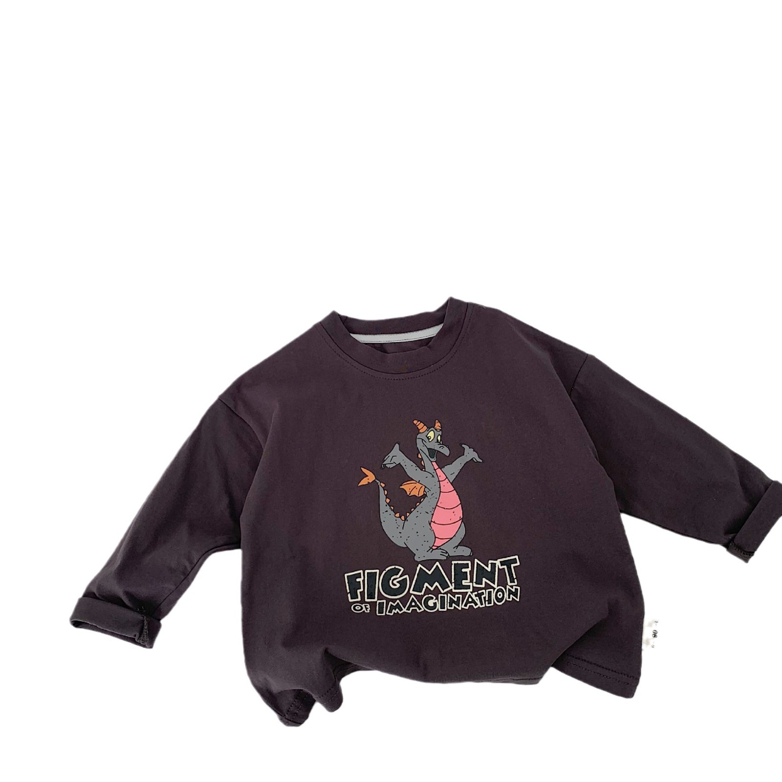 Maibao camiseta para niños 2024 ropa para niños nueva primavera de dibujos animados impreso bottoming camisa niños y niñas casual Top moda