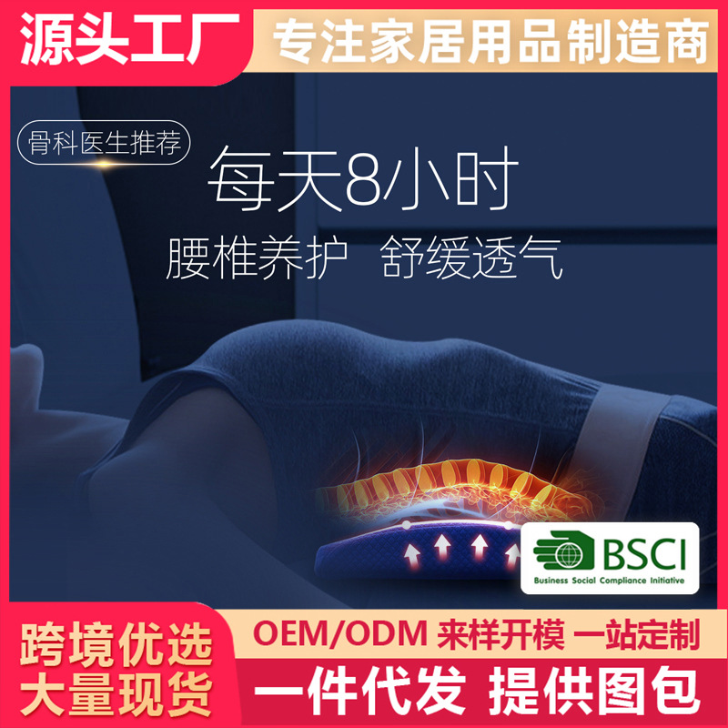 Waist Pillow Bed Sleep Waist Cushion Protruding Lumbar Intervertebral Disc Waist Protection Cushion Pregnant Women's Cushion Waist Pillow Lying Flat for Sleeping Lumbar Pillow
