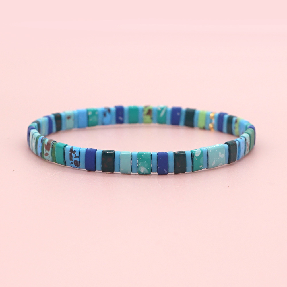 Nihaojewelry Wholesale Jewelry Bohemian Multi-layered Woven Colorful Paint Beaded Bracelet display picture 32