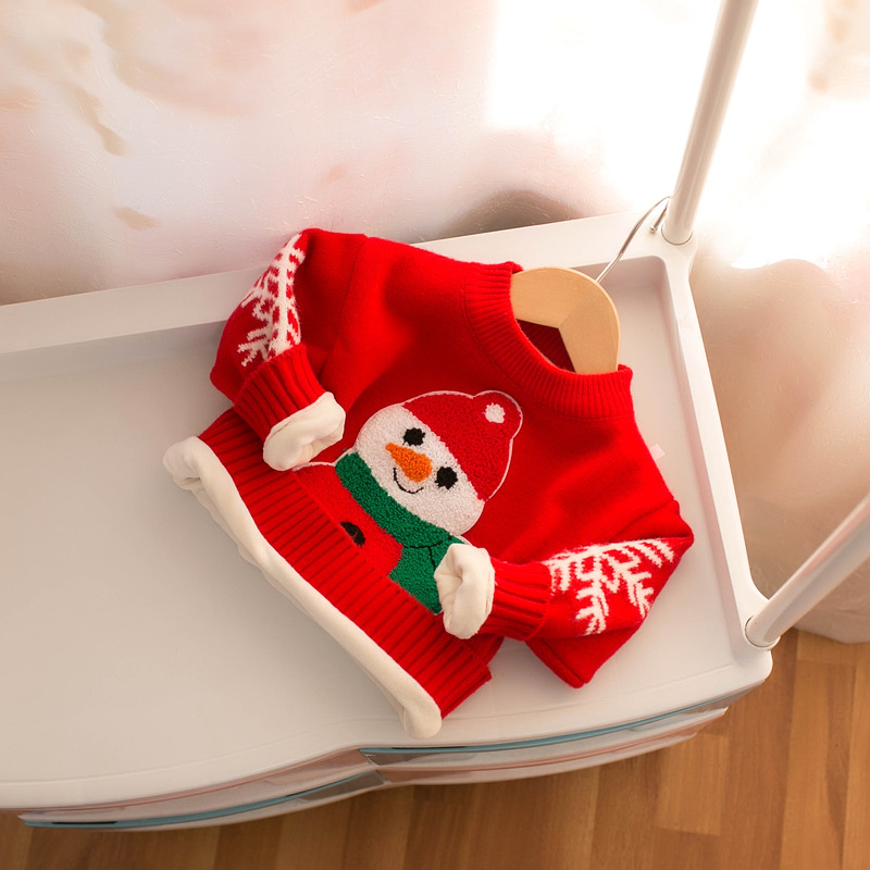 Christmas Fashion Snowman Patchwork Polyacrylonitrile Fiber Hoodies & Sweaters display picture 1