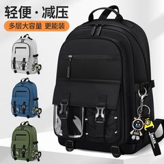 2025年男子中学生の負担軽減背骨保護ランドセル女神大容量超軽量防滴バックパック