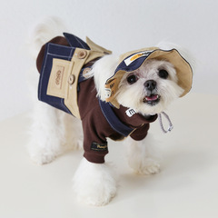 Petstyle 山系工装口袋马甲 2025秋冬新款狗狗猫咪服装宠物狗衣服