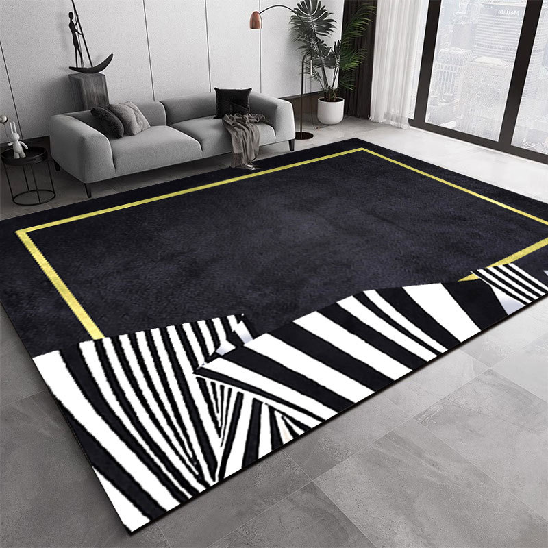 Modern and minimalistic solid color carpet for living room for home…