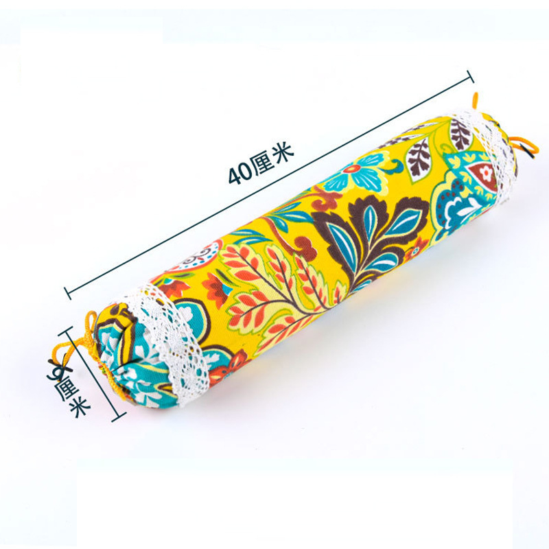 Almohada Cervical de Trigo Sarraceno y Artemisa de Algodón y Cáñamo, Asistencia al Sueño, para Cuello