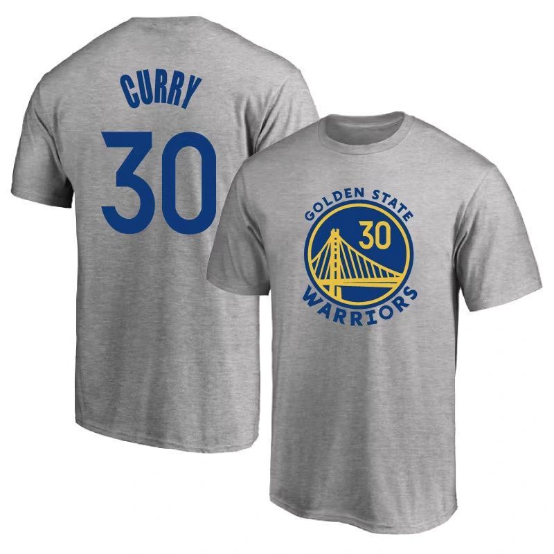 Golden State Warriors No. 30 Curry Jersey Training Uniform Quick-Drying Round Neck Short-Sleeved T-Shirt Basketball Sports Half-Sleeve 12