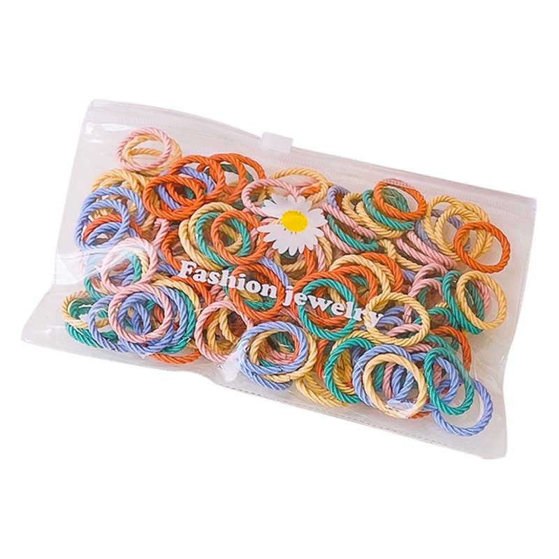 Banda para el cabello infantil las niñas no lastiman la banda de goma para atar el cabello Corea del Sur banda para el cabello para bebés cuerda para el cabello trenza elástica alta accesorios para el cabello