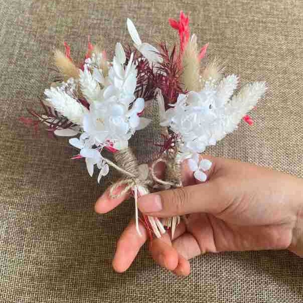 Ramo de Flores Secas — Pampas Naturales para Decoración o Boda