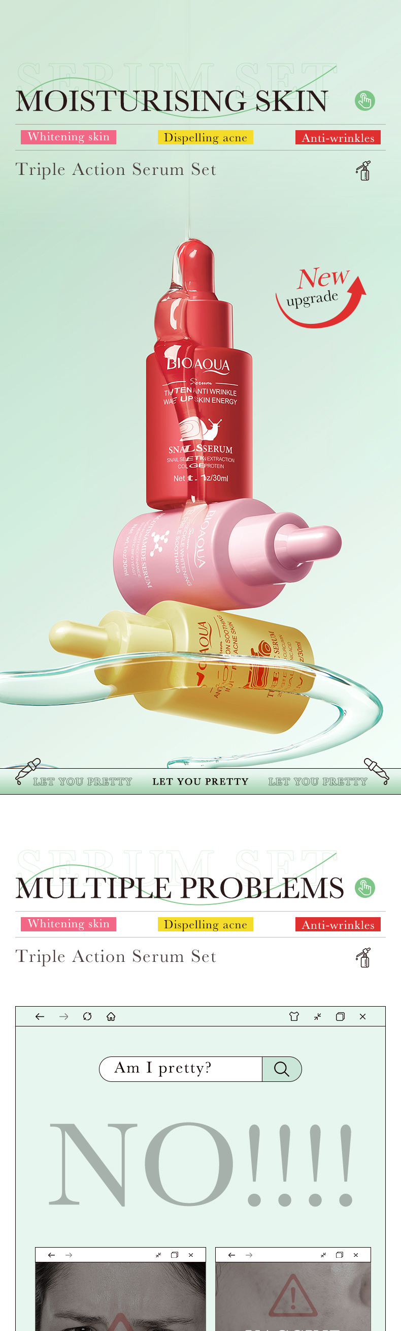 BIOAOUA All Snail Ginger Nicotinamide Kit Hydratant Régénérant essence_voghion.com