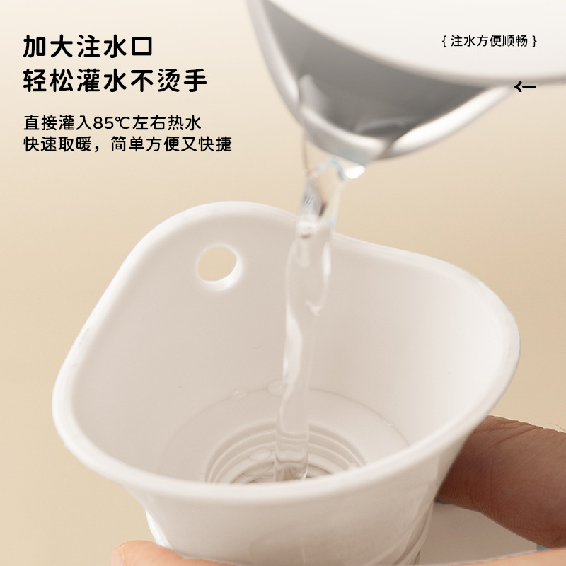 Bolsa de agua caliente de pvc, impresión de dibujos animados lindo, calentador de manos con inyección de Kapibala, calentador de estómago cálido, bolsa de agua caliente al por mayor