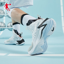喬丹運動鞋男鞋籃球鞋2021運動新款男子高幫實戰球鞋防滑耐磨戰靴