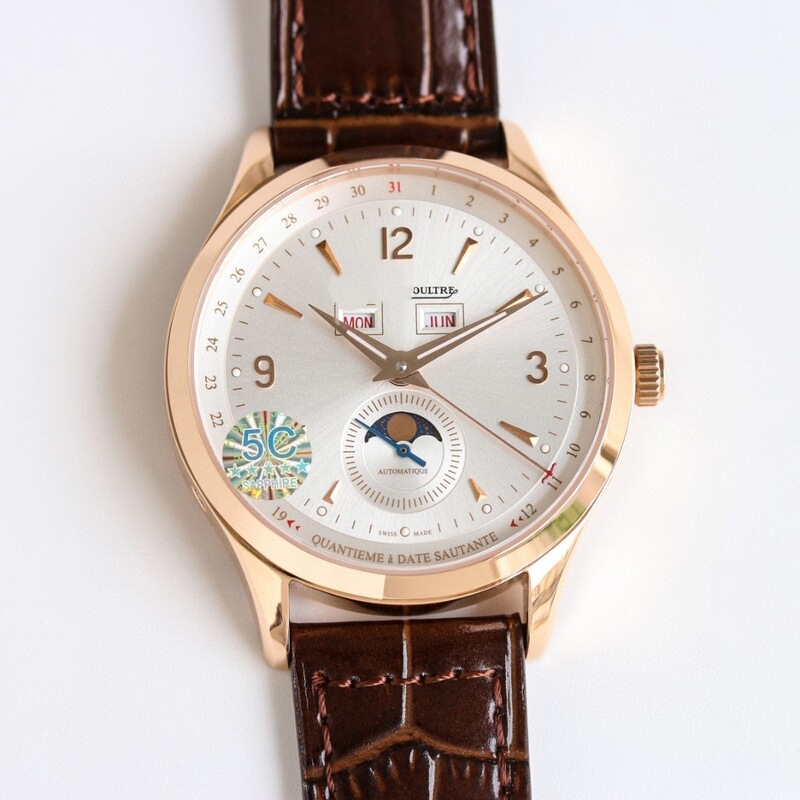 5C Moon Phase Master Men's Automatic Mechanical Watch Leather Strap Cross-Border Watch Factory Ultra-Thin