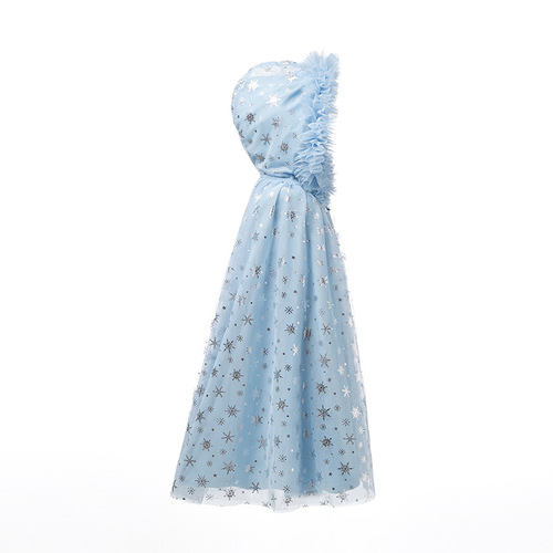 Child's Autumn/Winter Elsa Cloak Cape Frozen Elsa Princess Dress Windproof Anna Mantle Children's Outerwear