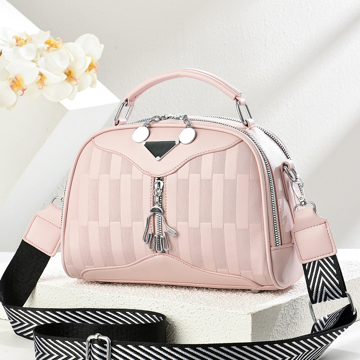 Nueva versión coreana de todo fósforo simple 2025 bolso de mensajero de un solo hombro Emperador rinoceronte verano fabricante de comercio exterior verano bolso pequeño bolso femenino