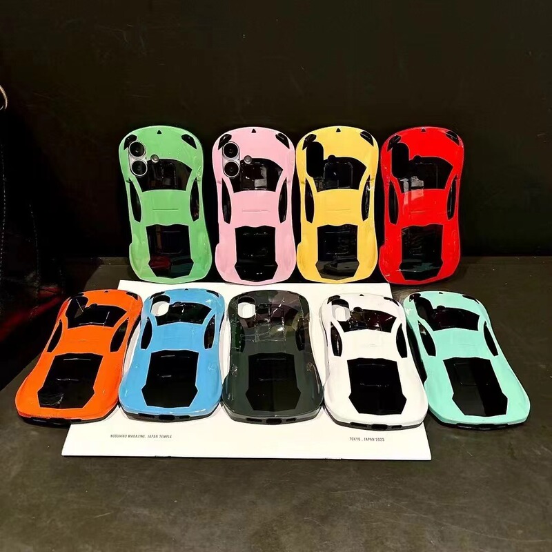 Suitable for Apple 17Promax/11/Xr Stereo Sports Car Phone Case 7P Couple Car 8 Soft Shell Racing Car Xsmax Suitable for Apple 17Promax/11/Xr Stereo Sports Car Phone Case 7P Couple Car 8 Soft Shell Racing Car Xsmax