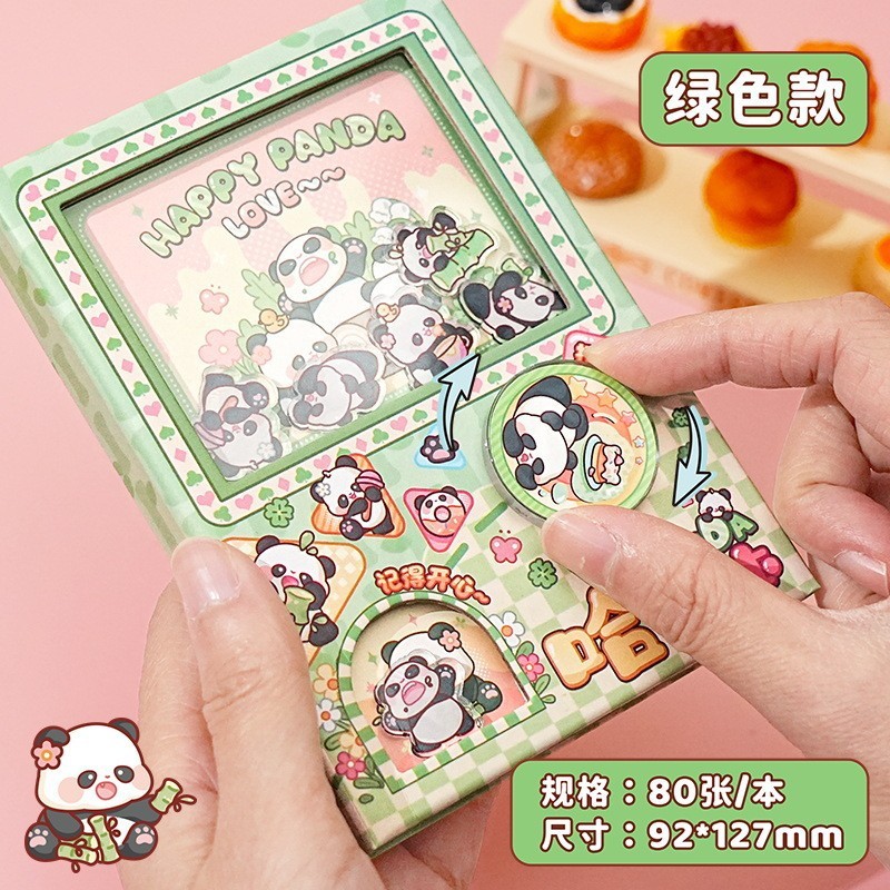 卡皮巴拉扭蛋机关本彩页笔记本书写顺滑可爱创意趣味卡通本子批发|undefined