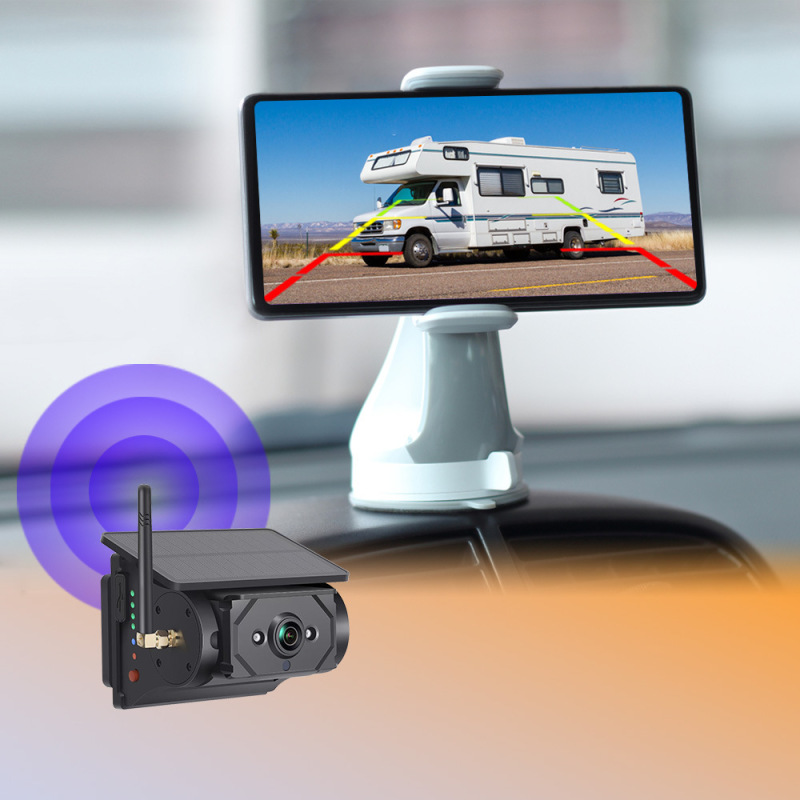 RV ワイヤレス WIFI 磁気ソーラー HD カメラ乗用車とトラックのドライブレコーダー反転画像卸売|undefined