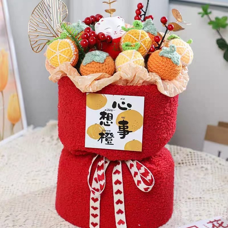 Thought Persimmon orange Chanel bouquet