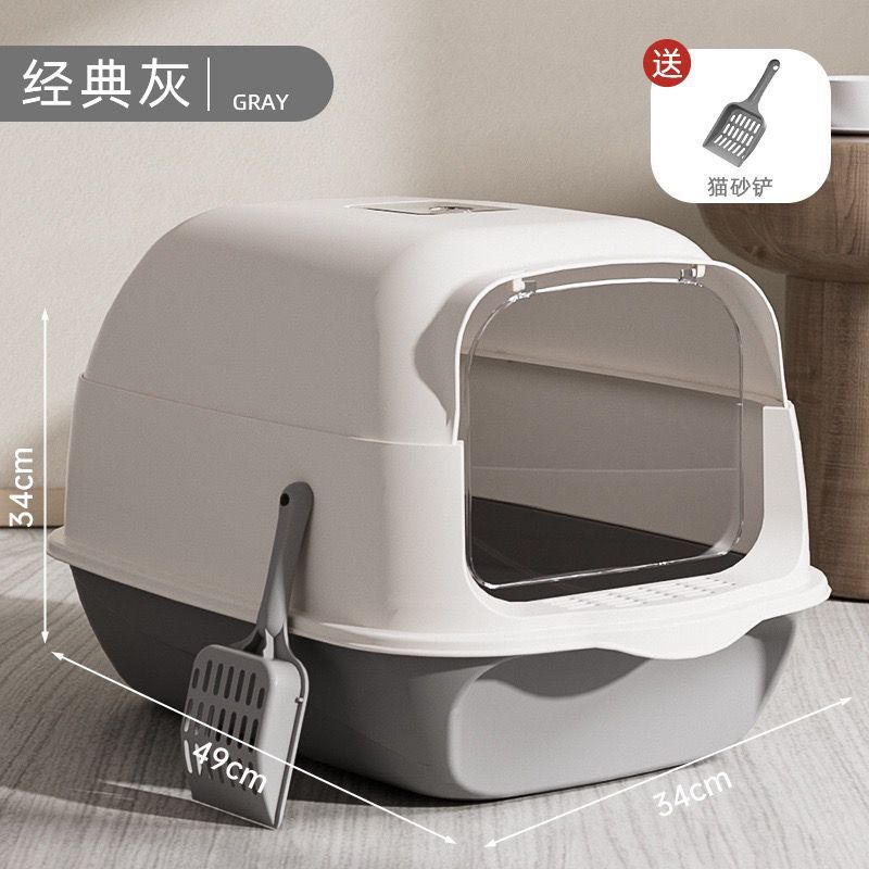 Cajones de arena para gatos super grandes anti-derrames desodorizantes inodoro para gatos super grandes fabricantes de artículos de arena para gatos al por mayor