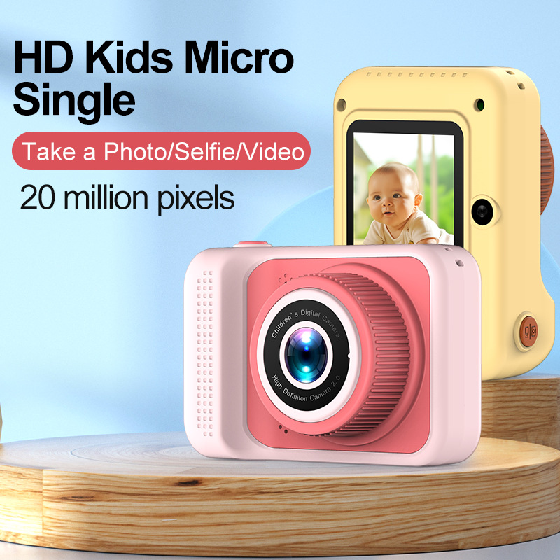 Transfronterizo Q1 nuevo mini cámara digital infantil 2000W píxeles HD doble cámara de vídeo puede tomar fotos