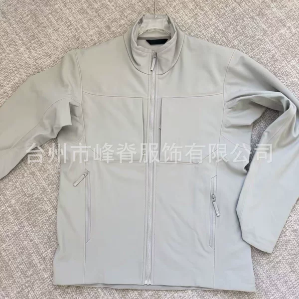 Taizhou Bird's Nest-style GAMMAMX stand-up collar short softshell jacket, windproof and waterproof outerwear for men and women