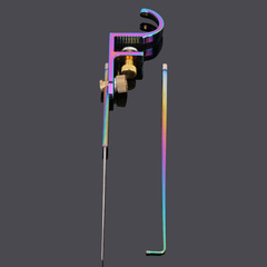 Competitive flying knock-off needle, colorful high-elastic titanium alloy dehooker, Taiwan fishing protection fish dehooker, fishing gear wholesale