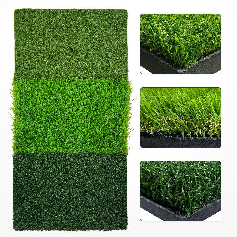 Đệm tập golf PGM 60x30cm mini 3 trong 1 chịu lực trong nhà — Đệm Ba cỏ DJD010 30*60cm, Đệm Ba cỏ DJD010 90*40cm