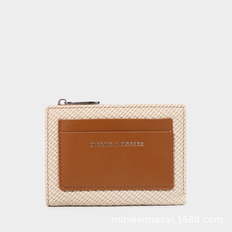 Lini'An Patchwork Versatile Women's Wallet New Korean Fashion Niche Korean Style Contrasting Color Short Wallet Wallet Lini'An Patchwork Versatile Women's Wallet New Korean Fashion Niche Korean Style Contrasting Color Short Wallet Wallet