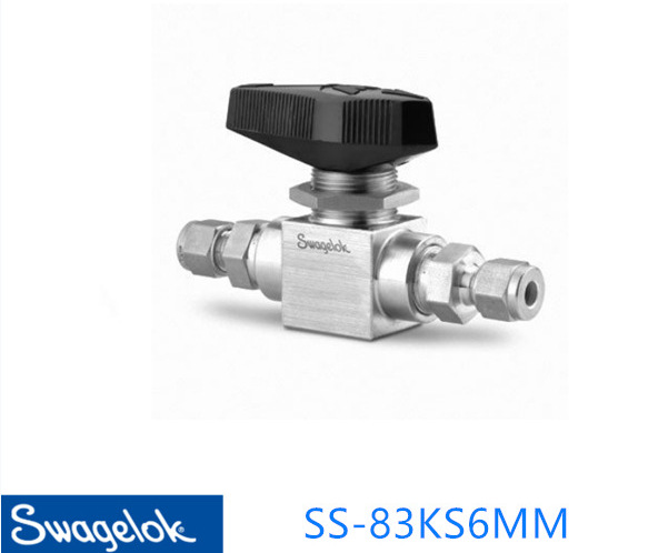Swagelok世伟洛克(SS-83KS6MM) 3件式 高压球阀6mm卡套1/4 in.NPT