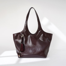 新款高级托特包女包2025新款大容量扇形通勤包单肩包百搭小众设计