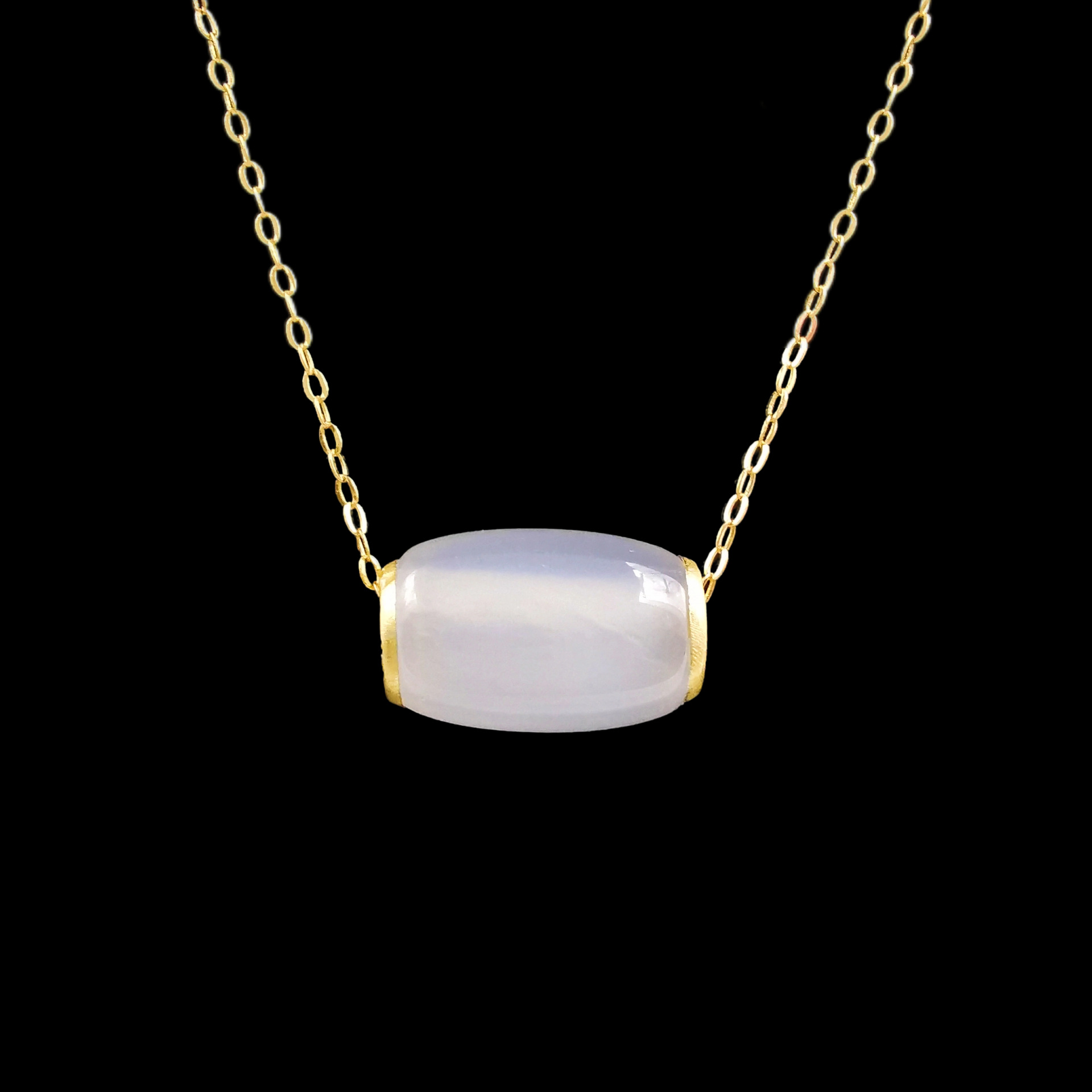 玉髓路路通橄榄珠