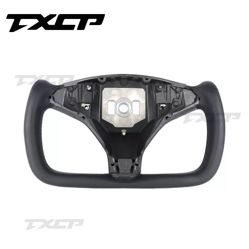 适用于特斯拉 model X/S yoke全皮Tesla方向盘汽车转向盘升级改装