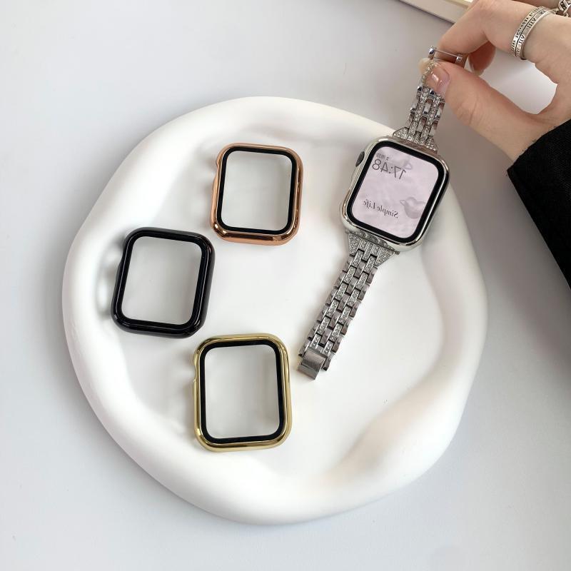 Suitable for apple watch iwatch8 case film integrated applewatch1-10 protective case se all-inclusive hard case Suitable for apple watch iwatch8 case film integrated applewatch1-10 protective case se all-inclusive hard case