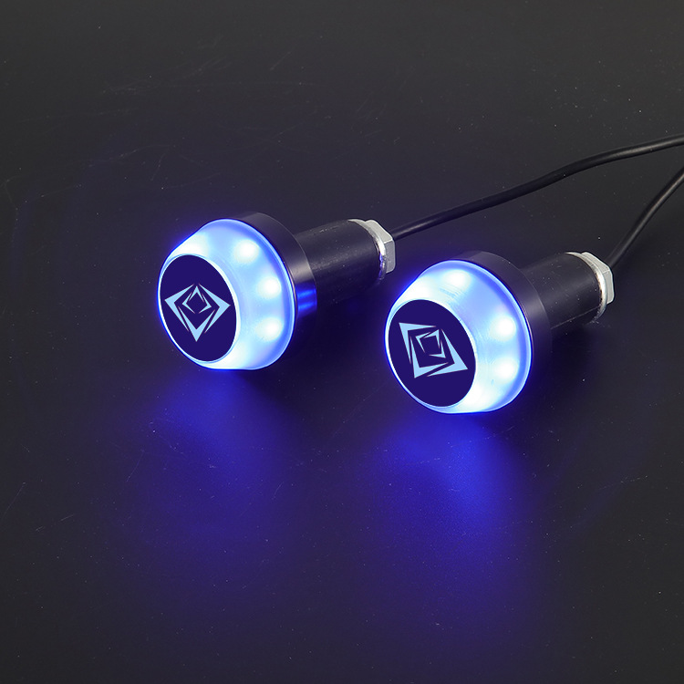 Pedal de coche eléctrico mango de luz LED modificado motocicleta LED luz de giro de dos colores Luz de dirección de advertencia enchufe de suministro directo