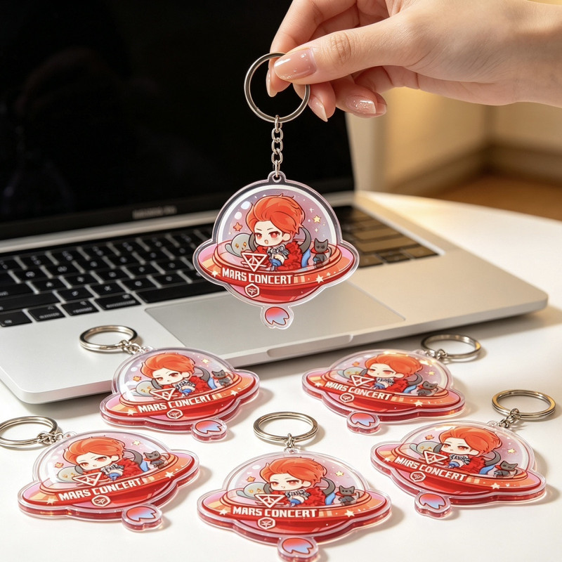 Hua Chenyu's Mars Concert Merchandise: Acrylic Keychains, Fan Support Materials, Teasing Gifts for Girlfriends Hua Chenyu's Mars Concert Merchandise: Acrylic Keychains, Fan Support Materials, Teasing Gifts for Girlfriends