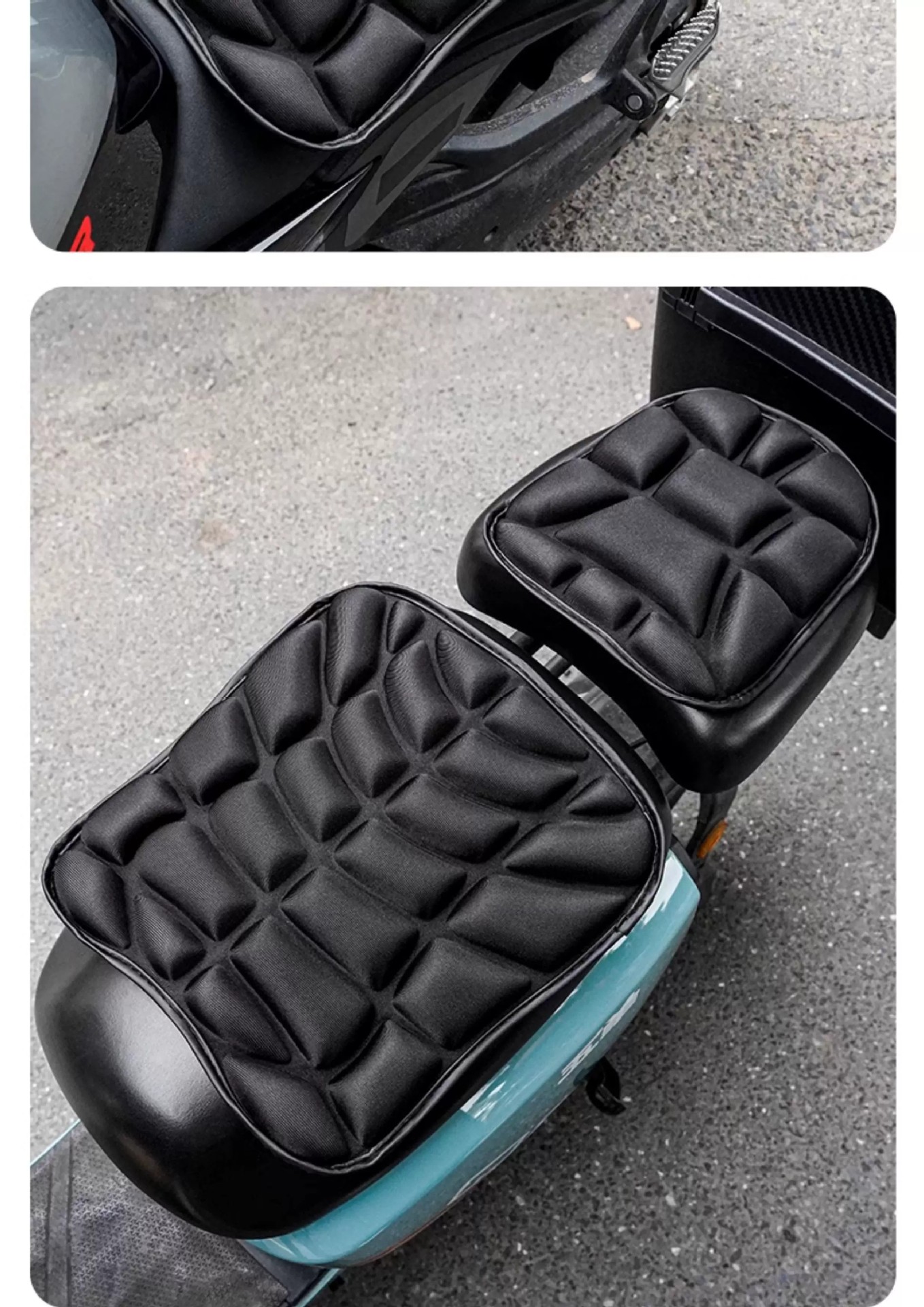 Electric Vehicle Seat Cushion Cover, Motorcycle Cover, Heat Insulation Pad, Scooter, Motorcycle Shock-Absorbing Heat Insulation Pad, Waterproof, Sun Protection, Thickened