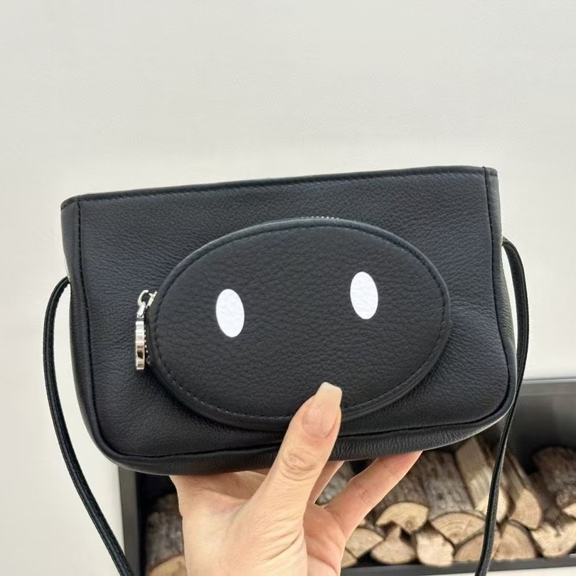 2025 새로운 국경 귀여운 동전 지갑 미니 올 매치 이어폰 가방 정품 가죽 여성 가방 크로스 바디 휴대 전화 가방 작은 가방