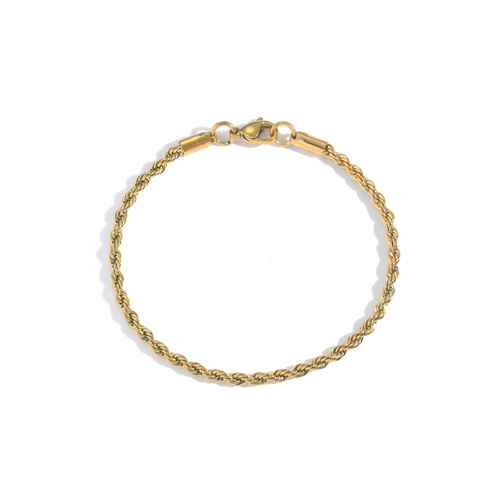 Hemp chain 2mm 3mm 4mm 5mm 6mm vacuum electroplated stainless steel, multi-width and multi-color hemp bracelets