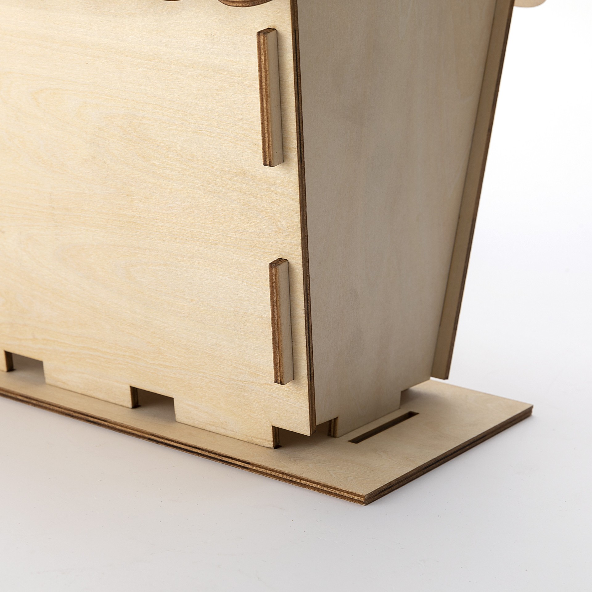 Fabricante personalizado bricolaje rompecabezas de madera rompecabezas de corte por láser corte por láser casa rompecabezas de madera casa