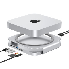 Mac スタジオ ベース スタンド ドッキング ステーション ハード ドライブ ボックス ハブ M1/M2 HDMI インターフェイス拡張