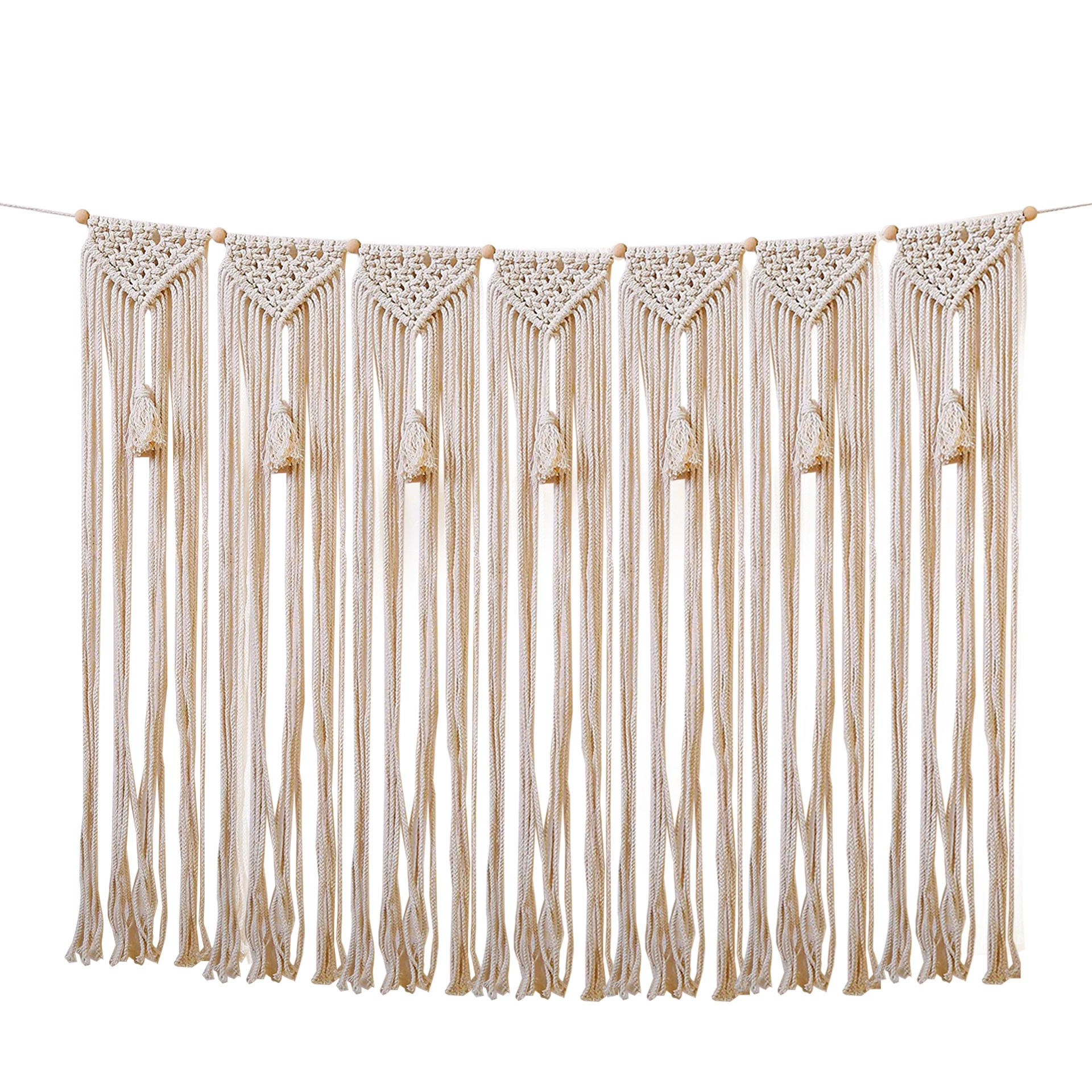 Tapestry, woven curtain, DIY, boho style