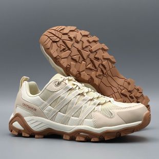 Foreign Trade Large Size Spring and Summer Breathable Low-Top Outdoor Sports Shoes for Men and Women, Protective, Lightweight and Comfortable Hiking and Mountaineering Shoes for Men and Women