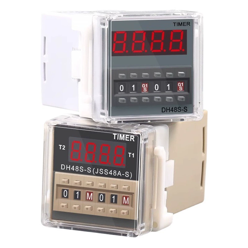 DH48S-S реле времени цифрового дисплея Регулируемое циклическое реле задержки большой емкости реле времени оптом
