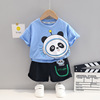 Children's summer clothing, set, 2022 collection, Korean style