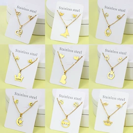 首饰套装;项链;耳环